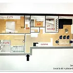 Apartment Renove 8 Pers, Balcon Sud, Pied Des Pistes - Fr-1-455-36